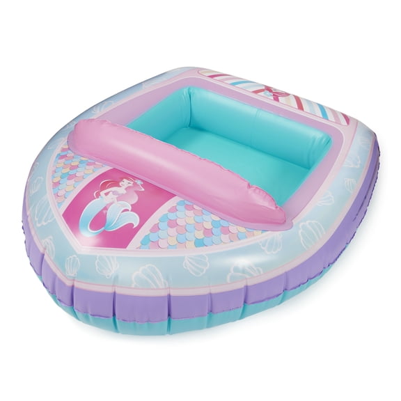 Swimways Disney Princess Ariel Inflatable Water Boat Vehicle for Kids Ages 3+