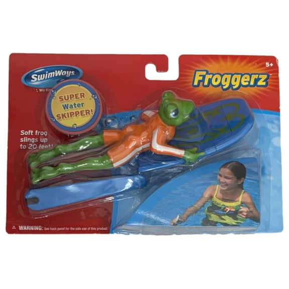 Swimways Froggerz Pool Toy Super Water Skipper (Colors May Vary)