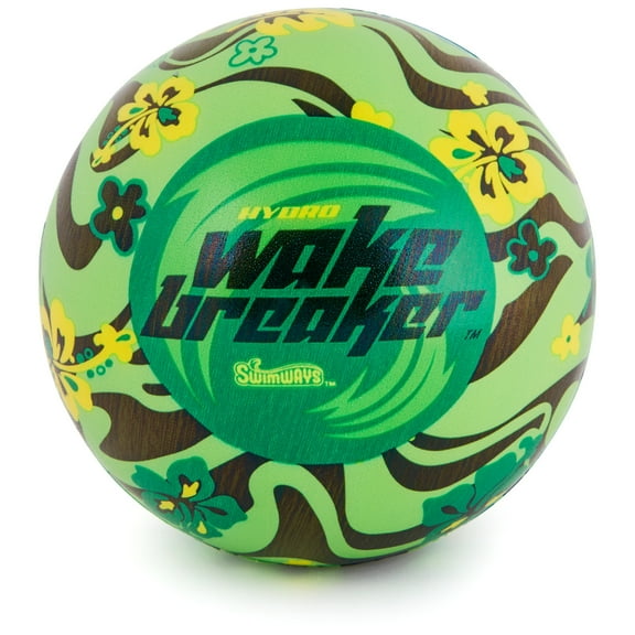 Swimways Hydro Wakebreaker, Pool Toys for Kids and Adults, Skip Ball for Beach, Lake and Swimming Pool, Outdoor Toys for Kids Aged 5 & Up, Green