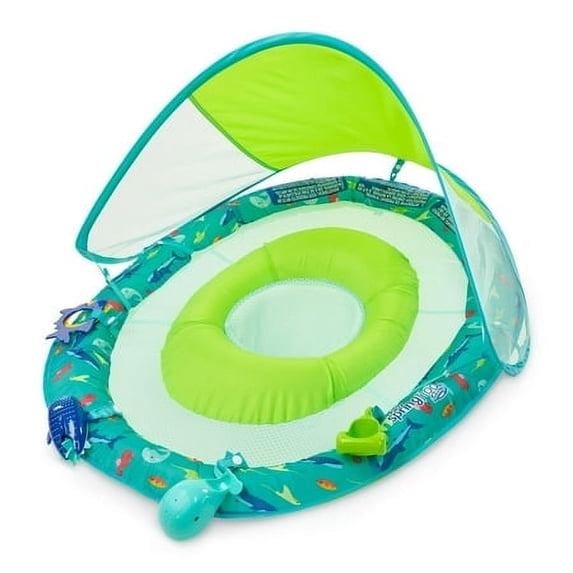 Float Ip SwimWays Baby Spring Float, Infant Pool Float with Canopy, 4 Toys ...