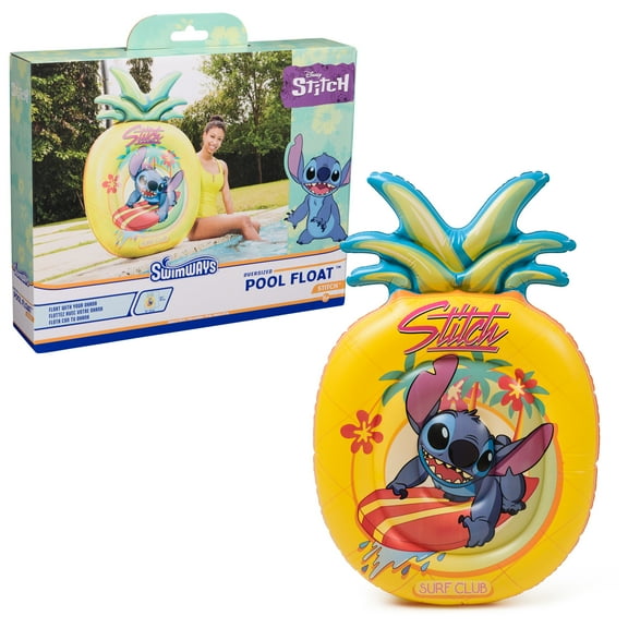 SwimWays Disney Stitch Oversized Pool Float, for Adults and Teens Age 14 & up