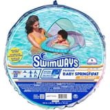 Spring F Out SwimWays, Sun Canopy Spring Float, Mermaid, Infant 3-9 Months - Walmart.com