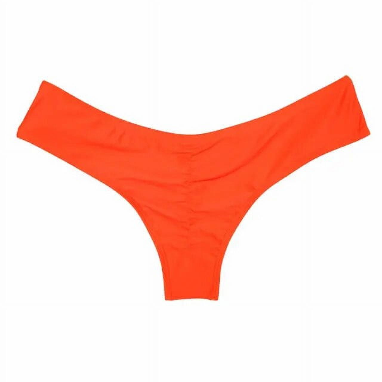 Swimwear Women Briefs Bikini Bottom Side Ties Brazilian Thong Swimsuit Classic Cut Bottoms