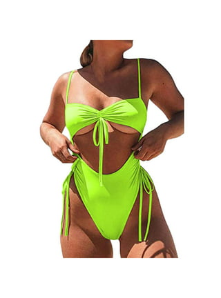 MRULIC tankini bathing suits for women Women's Fashion Summer Two Piece  Swimsuit Sexy Bikini Striped Bandage Swimwear Swimsuit Elegant Slim Top  Short Swimsuit Blue + XXL 