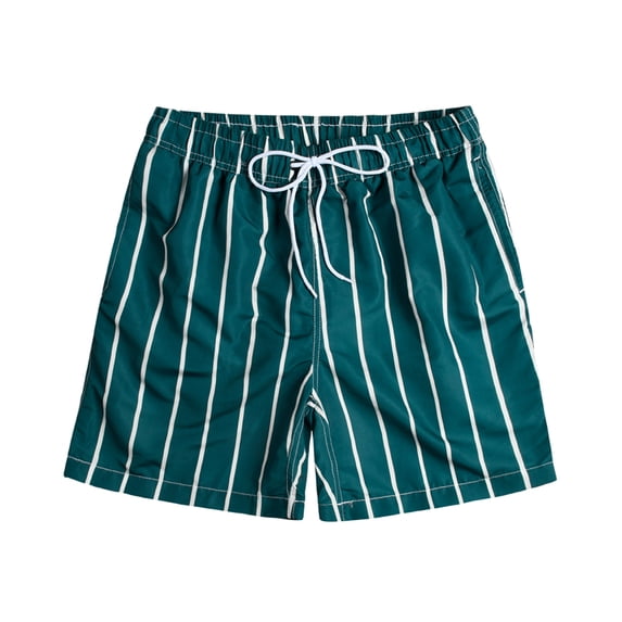 Swimwear for Men 5 Inch Quick Drying Breathable Beach Shorts with Elastic Waistband Security Drawstring Army Green S