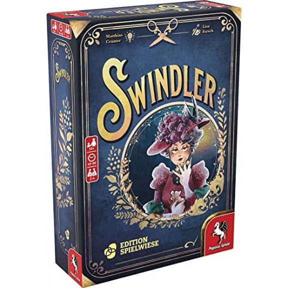 Swindler Board Game by Pegasus Spiele - 2-4 Players 45-60 Minutes of Gameplay Games for Game Night Teens and Adults Ages 14+ - English Version