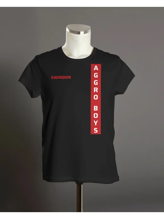 Swindon Town AGGRO BOYS T-Shirt | Swindon Town Hooligans Robins County Wiltshire