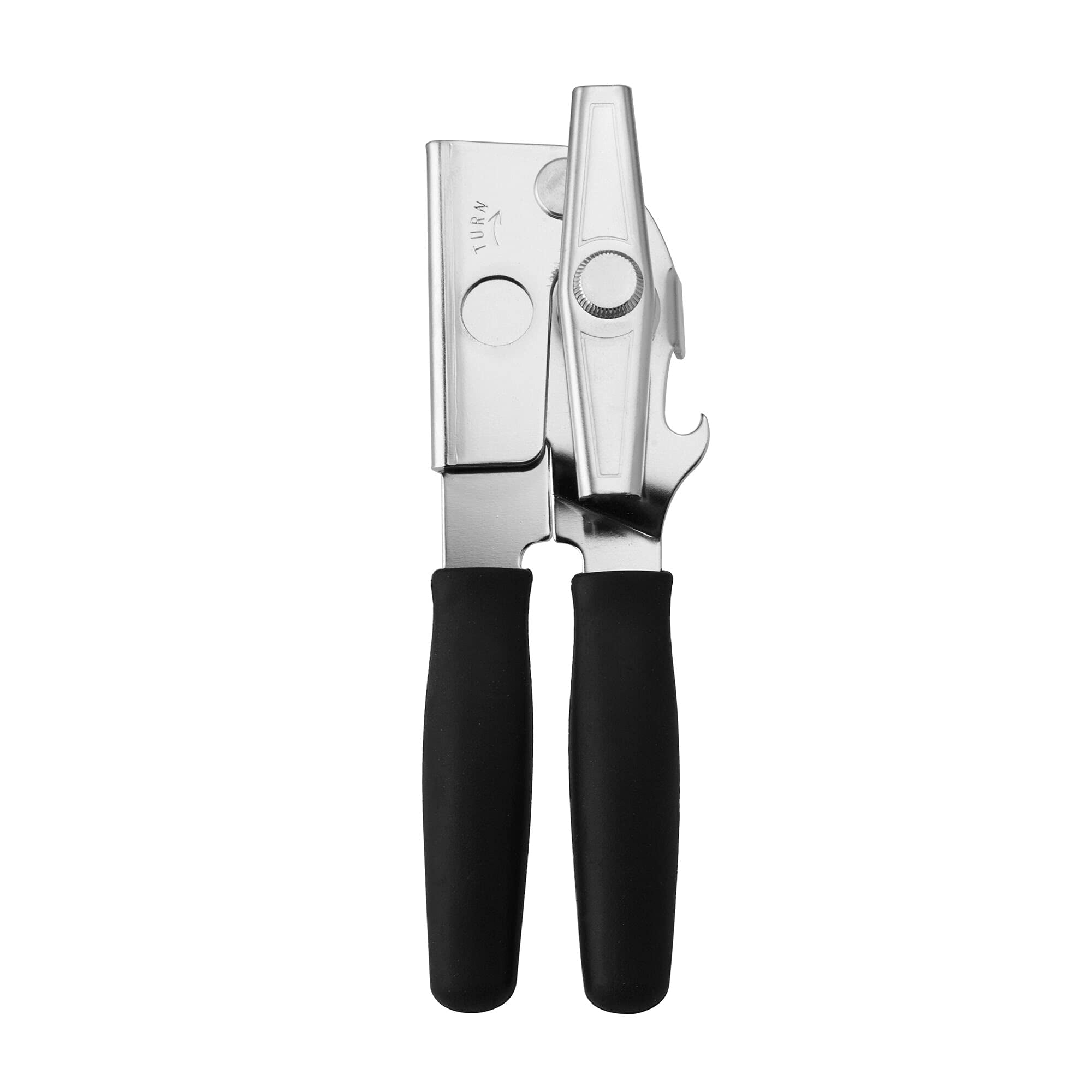 Swing-A-Way Black and Chrome Steel Manual Can Opener