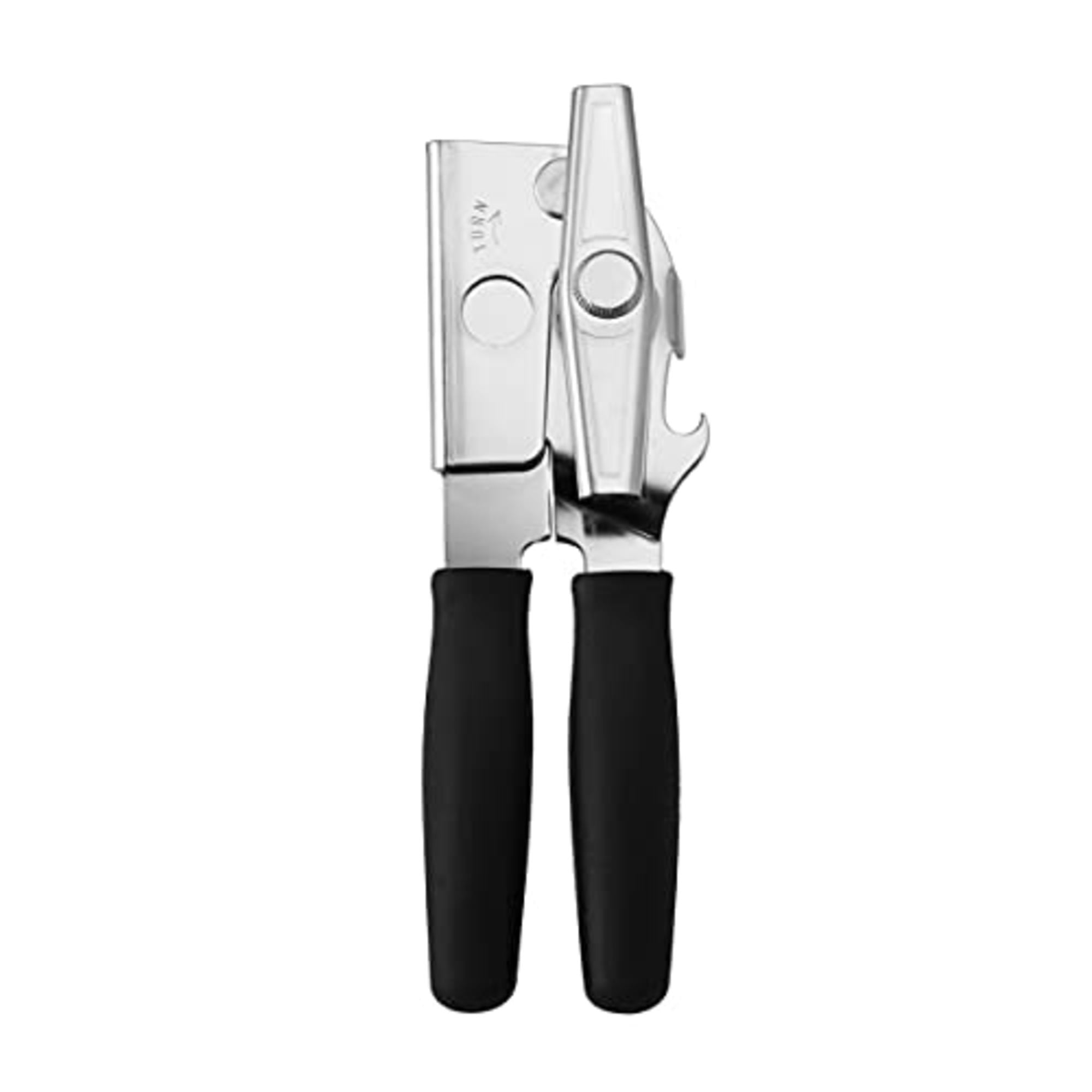 Swing-A-Way Black and Chrome Steel Manual Can Opener