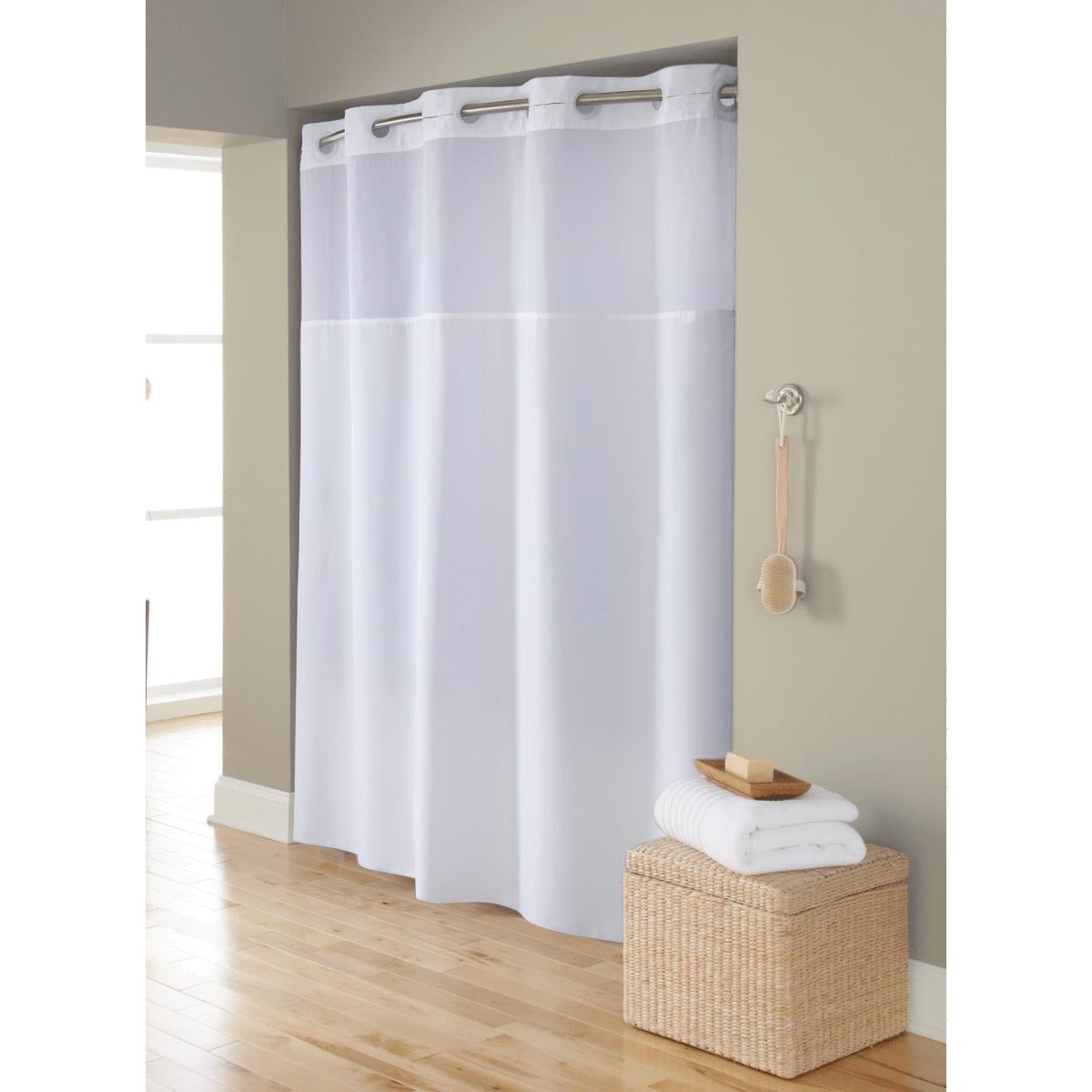 SwingAWay Hookless Shower Curtain