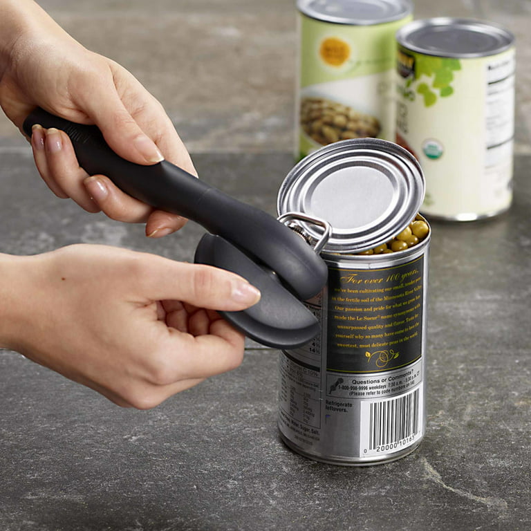  Can Opener Manual Can Opener Smooth Edge - Can Openers for  Seniors - Heavy Duty, Stainless Steel Hand Can Opener, Heavy Duty Can Opener,  Hand Held Can Opener - Ergonomic Handle 