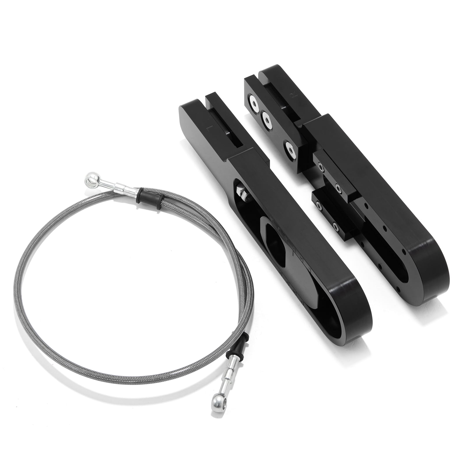 Swing Arm Extension Kit + Brake Line For Yamaha YZF R1 1998 1999 2000 ...