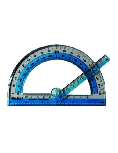 Helix See-through Protractor - Transparent - Assorted (x60009 ...