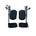 thumbnail image 1 of Swing Away Elevating Legrest with Calf Pad and Aluminum Footplates  1 Pair per Case, 1 of 1