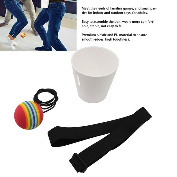 Swing Ball Game Set, Easy Assembly, Sturdy Design, Perfect For Parties Office Breaks