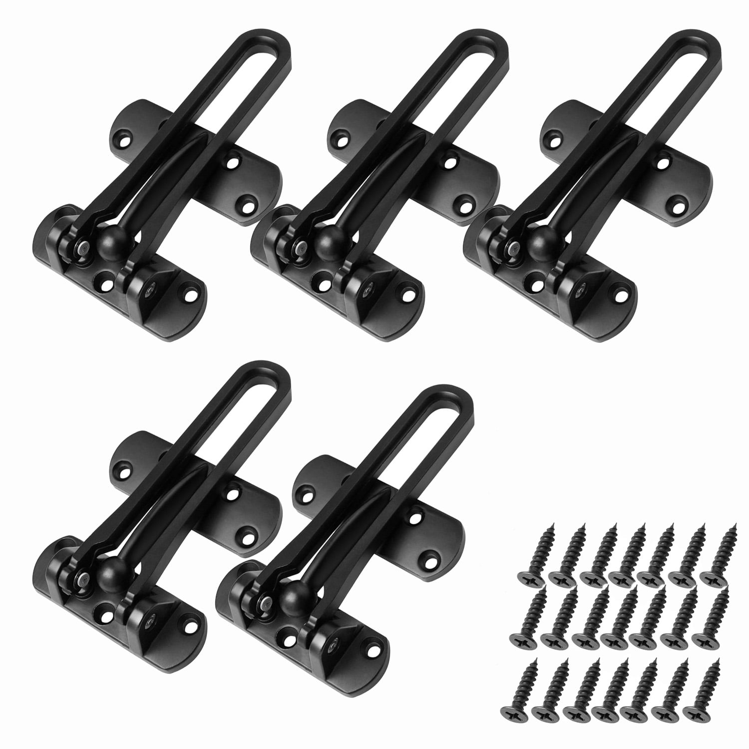 Swing Bar Door Lock Latch, 5 Pack Door Latch Guard Clasp for Kids Home ...