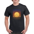 thumbnail image 1 of Swing By The Moon T-Shirt Men -Ali Rastroo Designs, Male 4X-Large, 1 of 4