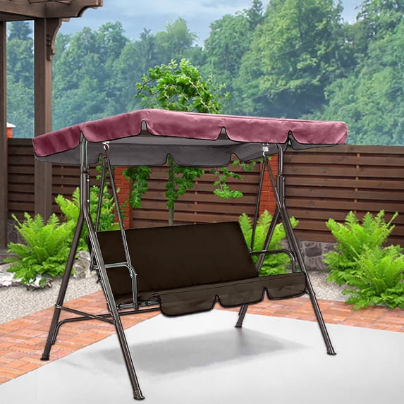 Swing Canopy, Hammock Cover, Waterproof Oxford Fabric Replacement for Outdoor Patio, Lawn Seating Protection, 1 Piece