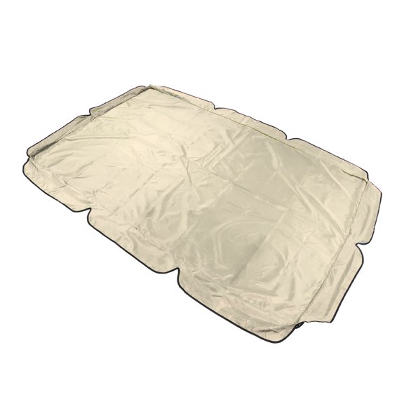 Swing Canopy Protector Cover With 600D Silver Coated Waterproof Swing Top Sunshade Cover for Outdoor Patio Lawn