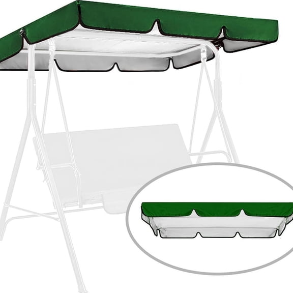 Swing Canopy Replacement for Outdoor Swing Chair 2/3 Seater Waterproof Porch