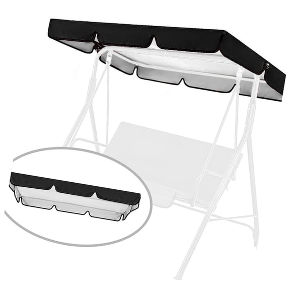 Swing Canopy Replacement for Outdoor Swing Chair 2/3 Seater Waterproof Porch