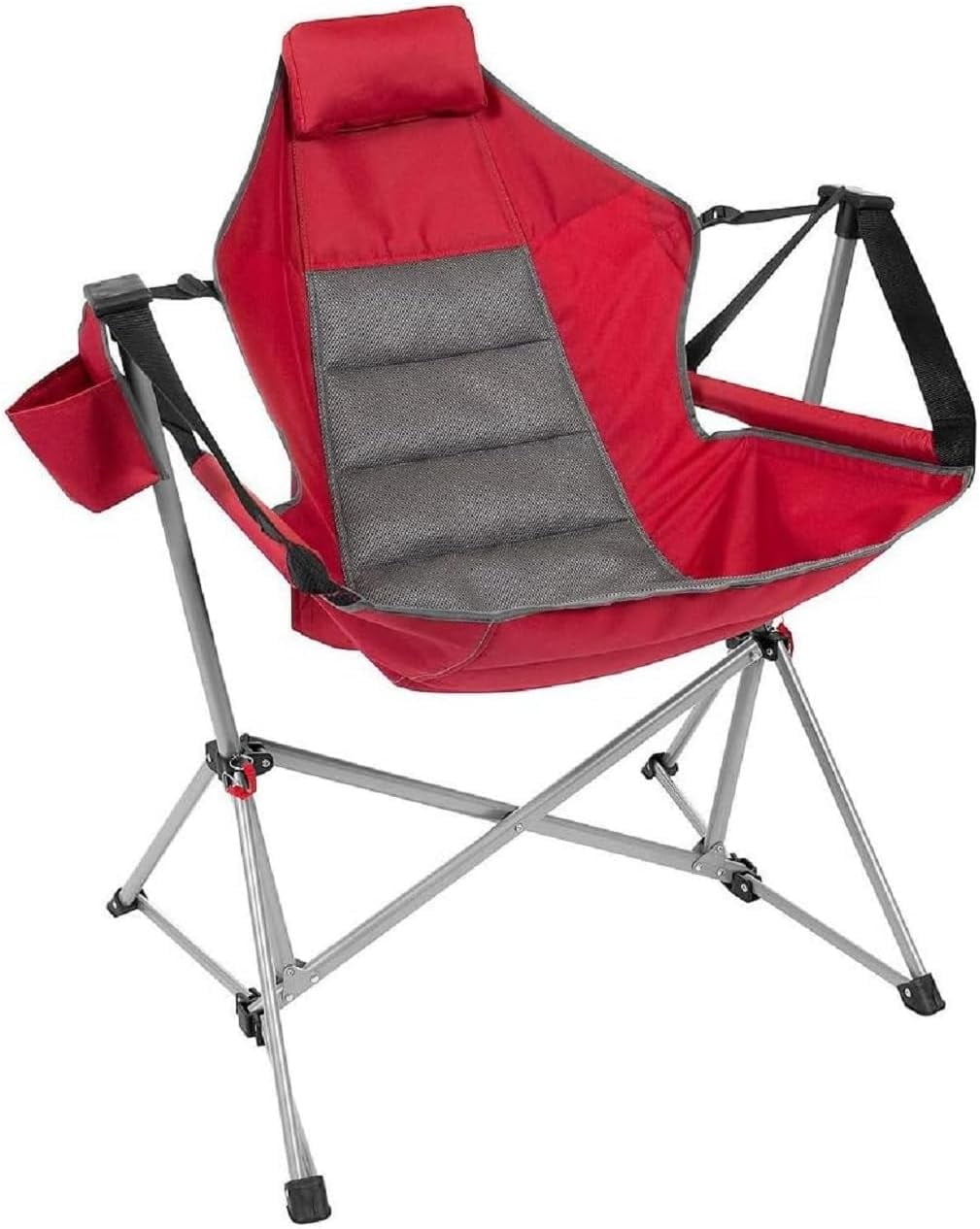 Swing Chair Lounger Jester Red 37.8 In x 27.2 In x 44.1 In Walmart