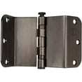 thumbnail image 1 of Swing Clear Expandable Offset Oil Rubbed Bronze Door Hinges, 3.5" Inch with 5/8" Inch Radius, Ball Bearing for Smooth Function, Sold Individually, 1 of 5