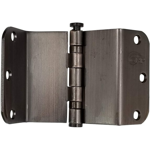 Swing Clear Expandable Offset Oil Rubbed Bronze Door Hinges, 3.5" Inch with 5/8" Inch Radius, Ball Bearing for Smooth Function, Sold Individually