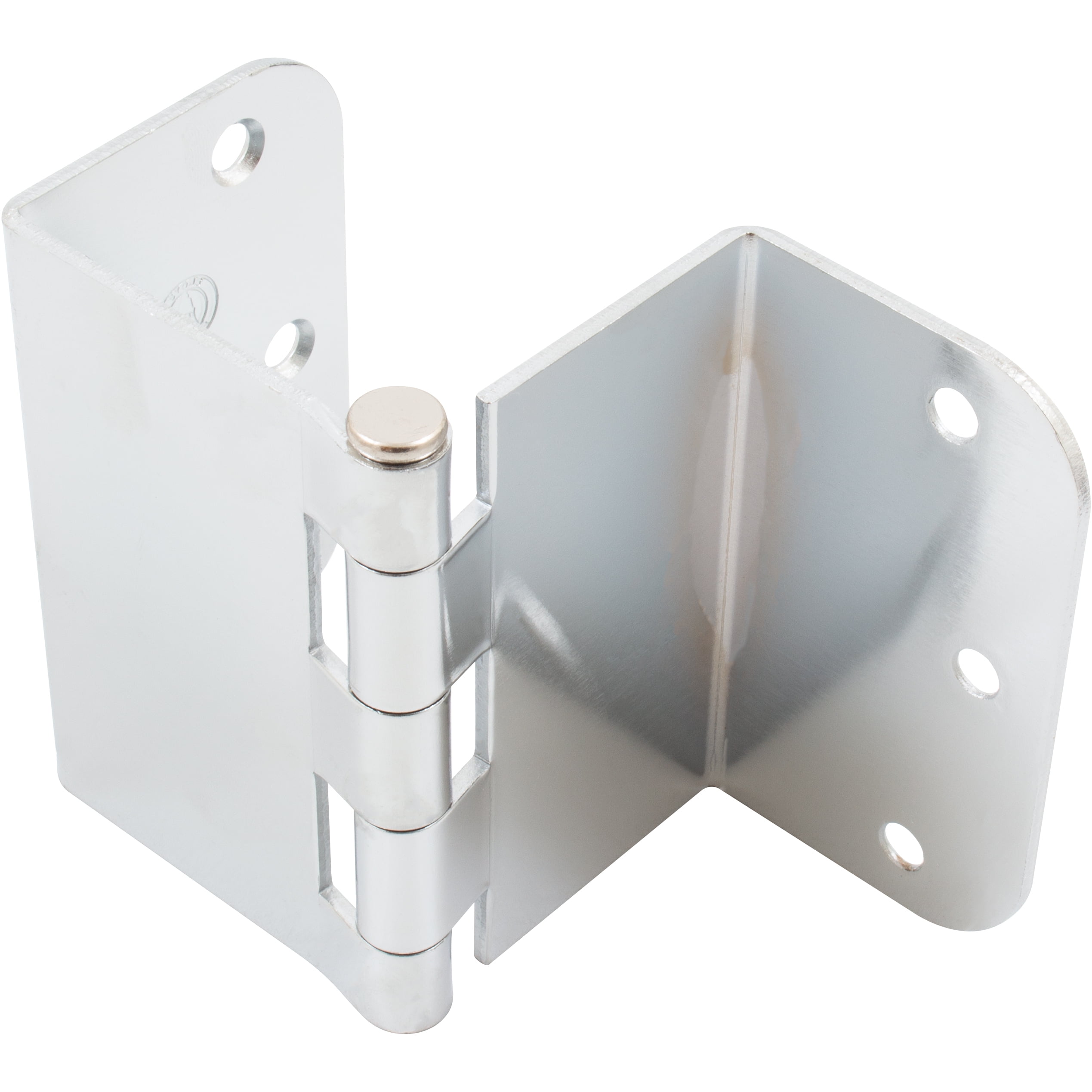 Polished Chrome 5/8" Radius Swing Clear Offset Door Hinge