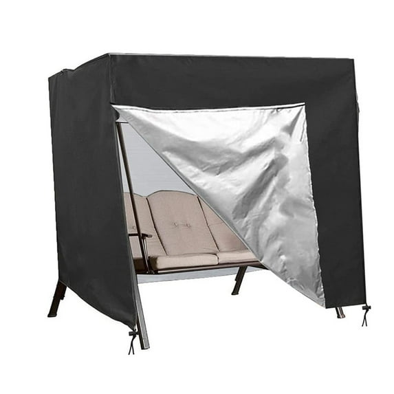 Swing Cover for 2-3 Seater Patio Swing Cover Outdoor Hammock Glider Cover Durable Waterproof Dustproof Windproof All Weather Protector