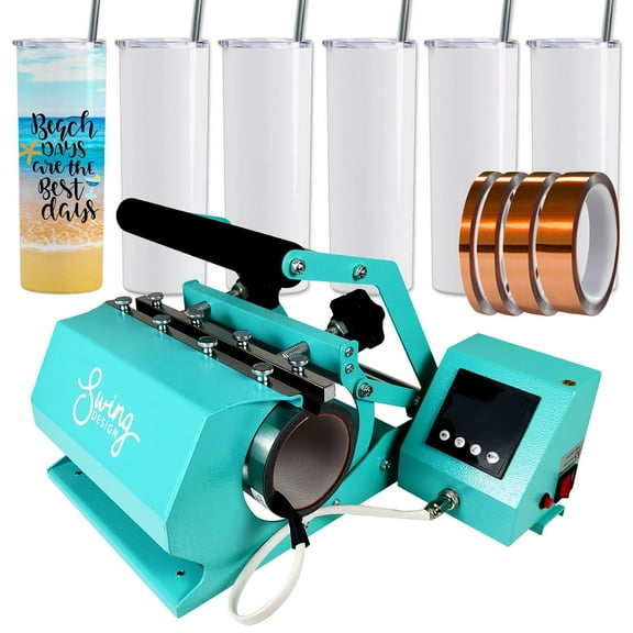 Swing Design 20oz & 30oz Tumbler Press Bundle - Turquoise