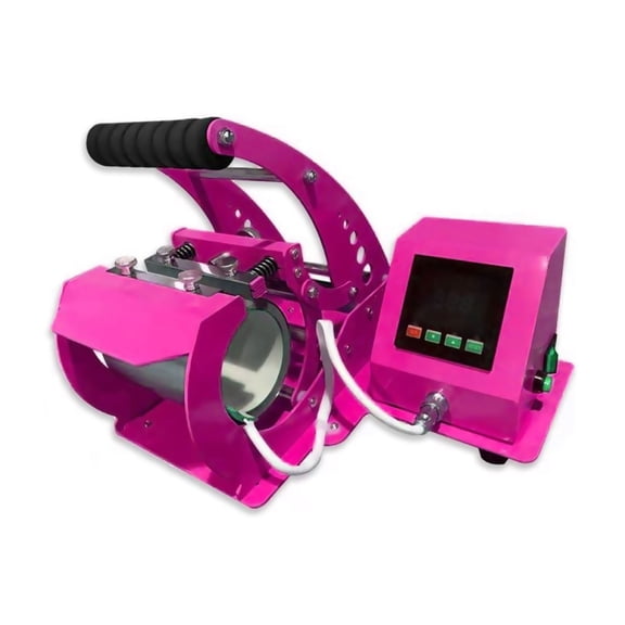 Swing Design Digital Coffee Mug & Cup Heat Press - Pink