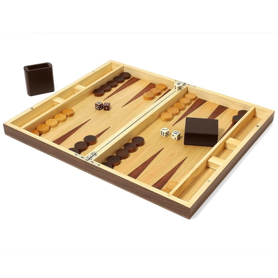 Swing Design Game Collectors Edition Backgammon Walnut