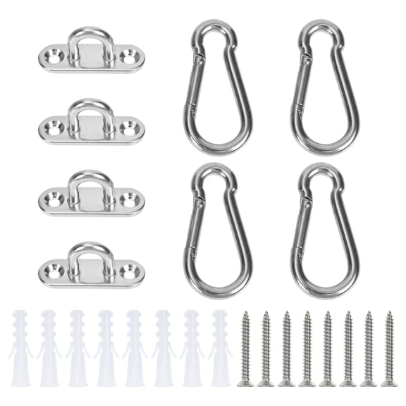Swing Hammock Hooks Sandbag Hanger Kit Heavy Duty Ceiling Carabiner