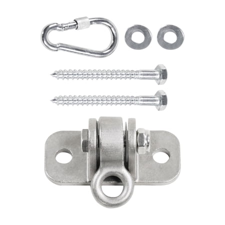 Swing Hanger Mounting Screws Hardware Swing Hook Buckle Hanging Hook Ceiling Anchor for Hammock Chair Yoga Silk Boxing Equipment Gym Sandbag With Screw Buckle