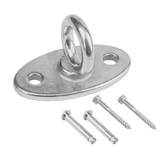 Swing Hook Attachment with Screws for Wooden For Beams or Concrete Ceilings