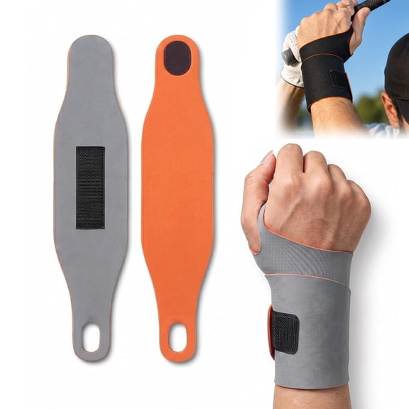 Swing Lock Pro Golf Wrist Trainer, Adjustable Wrist Support for Swing Stability & Control, Low-Profile Golf Training Aid for Practice & Play
