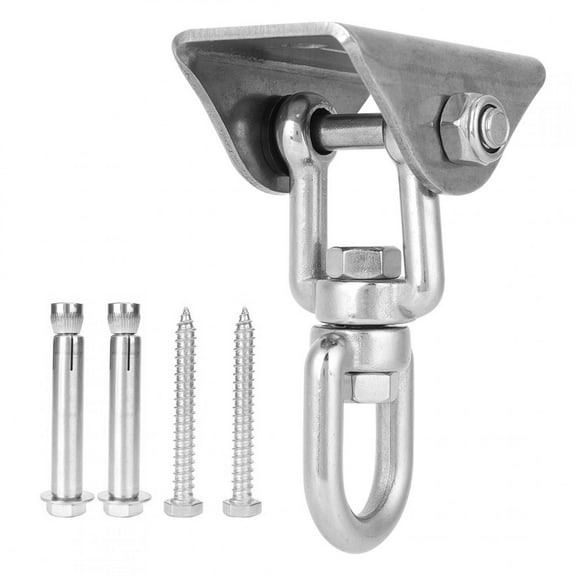 Swing Mount Innovation, Stainless Steel Swing Hanger For Ceiling, Industrial Quality Heavy Duty Swing Hardware With 360 Swivel And 180 Swing, Ideal For Outdoor And Indoor Use
