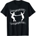 thumbnail image 1 of Swing Music - Dancing School Swing Dance Lindy Hop Dancer T-Shirt, 1 of 3