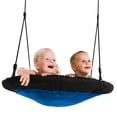 thumbnail image 1 of Swing-N-Slide  40" Nest Swing - Blue with Black Ropes - 40" L x 40" W x 70" H, 1 of 5