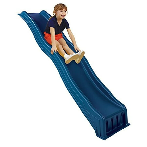 Swing-N-Slide 4 foot Cool Wave Slide with Lifetime Warranty, Blue
