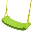 thumbnail image 1 of Swing-N-Slide Green Plastic Contoured Swing Seat with Rope, 1 of 4
