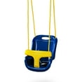 thumbnail image 1 of Swing-N-Slide Infant Swing, Safe and Study Toddler Swing for Backyard Swing Sets - Blue with Yellow Rope, 1 of 4