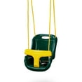 thumbnail image 1 of Swing-N-Slide Infant Swing, Safe and Study Toddler Swing for Swing Set- Green with Yellow Rope, 1 of 8