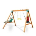 thumbnail image 1 of Swing-N-Slide Ranger Wooden Swing Set with 2 Swing Seats and Trapeze/Ring Combo Swing, 1 of 4