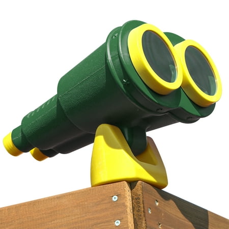 Swing-N-Slide Toy Jumbo Binoculars - Green/Yellow, Non-Magnifying
