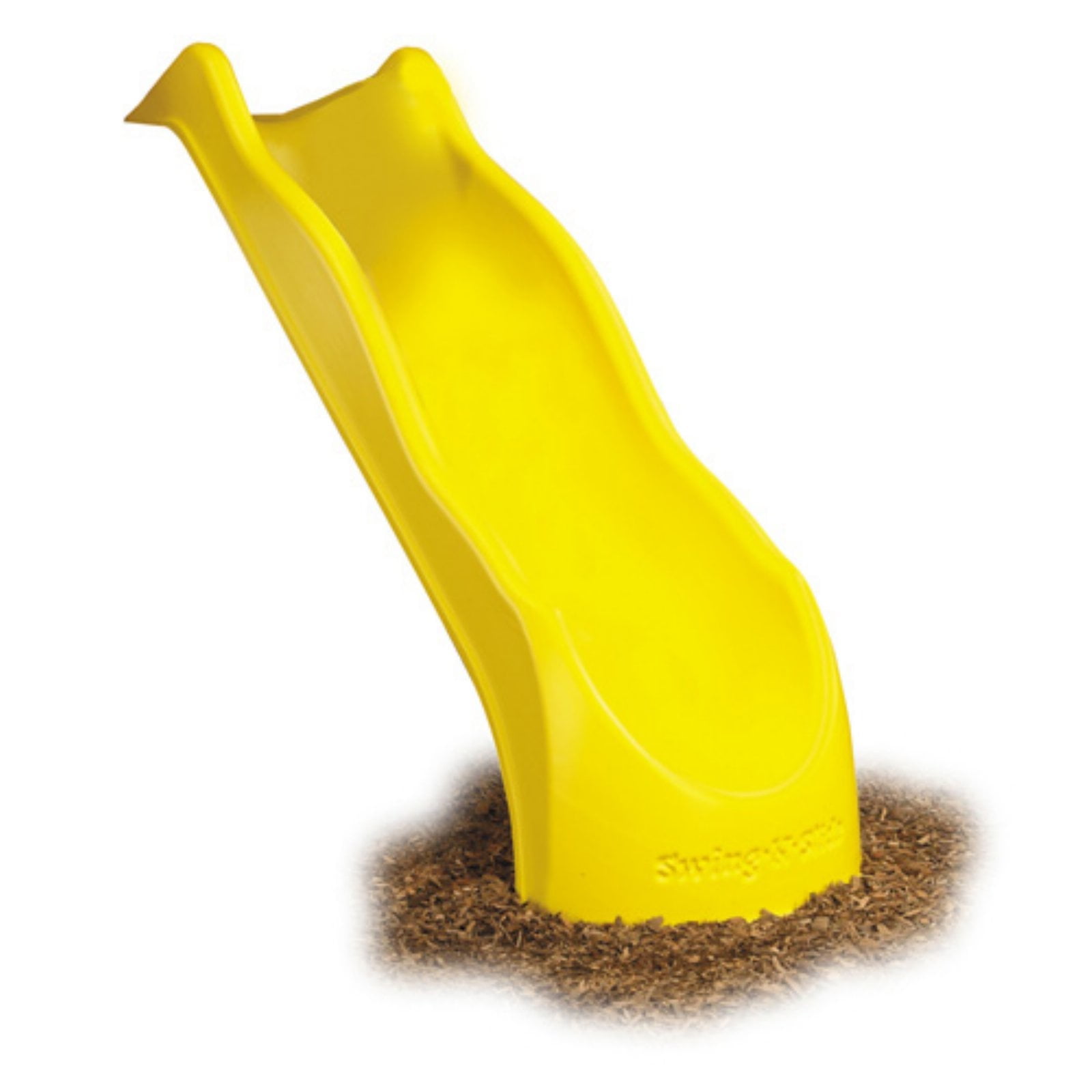 Yellow Plastic Speed Wave Slide for 4 Foot Deck Heights