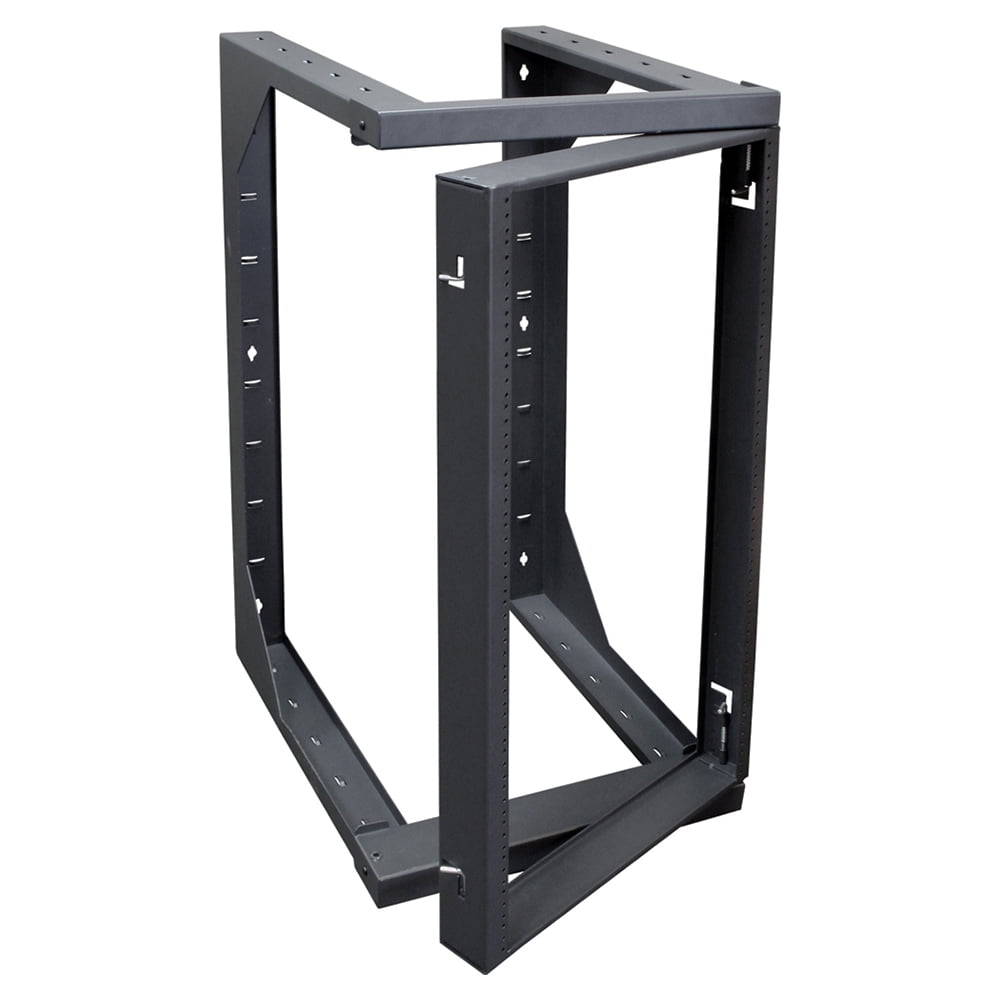Swing-Out Open Frame Wall Rack, 20U, 3' x 18