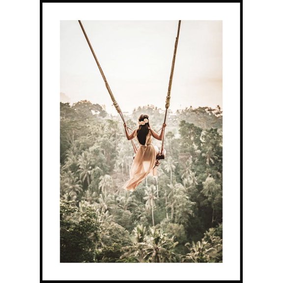 Swing Poster Wall Art, Modern Wall Decor For Living Room Bedroom, 8x12 UNFRAMED