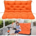 thumbnail image 1 of YLLN Outdoor Swing Cushions with Backrest, Waterproof Porch Swing Cushions Replacement, 4" Thicken Bench Cushion with Ties for Backyard Patio Lawn Garden, 60*40 in, 1 of 8